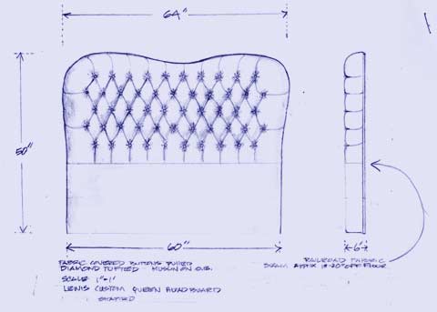 upholstered headboard