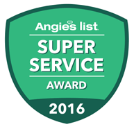 Angie's List Super Service Award 2014, 2015, 2016